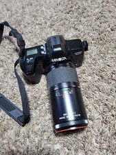 Minolta MAXXUM 3000i 35mm Camera w/ AF 75-200MM Rokinon Lens