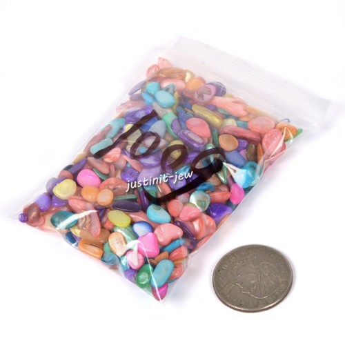 100g Gemstone Polished Chips Crushed Tumbled Stone Crystal Healing Embellishment - Afbeelding 231 van 364
