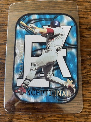 2000 Fleer E-X E-Xceptional Blue Jambalaya Mark McGwire 15/250 LOW # Card.