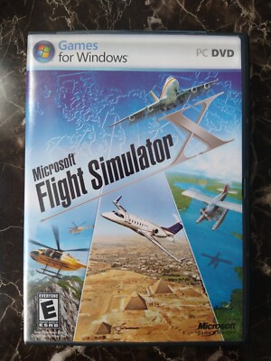 Microsoft Flight Simulator X (PC, 2006) 3 Discs with activation code 