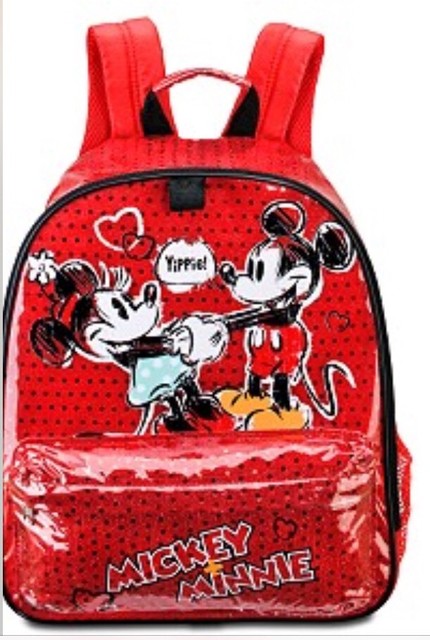 red mickey mouse backpack