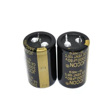 2PCS 3300UF80V Radial Electrolytic Capacitors 80V 3300UF 25*40mm