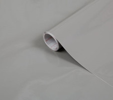45cm wide GLOSSY GREY FILM STICKY BACK PLASTIC VINYL D-C-FIX SELF ADHESIVE