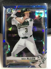 BCP-147 Nick Allen - 2021 Bowman Chrome Sapphire Base Refractor Prospect