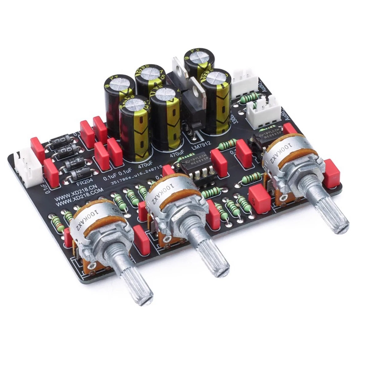 Scheda Amplificatore Stereo Microfono Dinamico Fai Da Te NE5532 - Foto 7