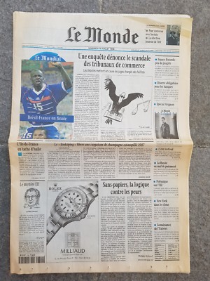 12 juillet 1998 : la France sur le toit du monde, marée