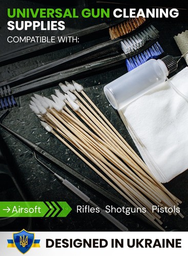 900pc Gun Cleaning Supplies Case - 300pcs Gun Cleaning Patches and 600pcs Gun... - Picture 6 of 6