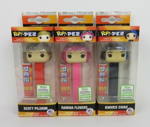 Funko Pop Pez Scott Pilgrim Knives Ramona Scott (3) - 2019 ECCC With Protectors 889698374972 | eBay