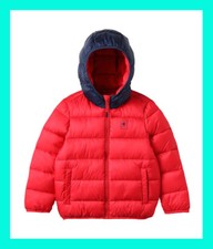 Giacca invernale bambina giacca a vento giubbino imbottito junior con cappuccio