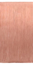 DÉCOPRO 18 inch Chainette Fringe Trim, Color# 07 - Rose Pink [5 Yards]