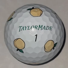 1ct Taylormade TP5 Pix Peach Season Opener Logo Used Golf Ball (A-11-10)