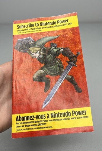 GameCube Legend of Zelda: Twilight Princess Nintendo Power Insert *Daño por agua* - Imagen 2 de 6