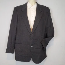 Giorgio Armani Mani Mens Sz 43R Blazer Jacket Sport Coat Charcoal Gray wool