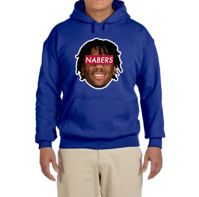 Malik Nabers Face Logo Hooded sweatshirt