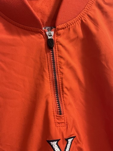 Nike UVA Virginia Cavaliers Clima-fit 1/4 Zip Jacket Orange Size Small Pullover - Bild 4 von 17