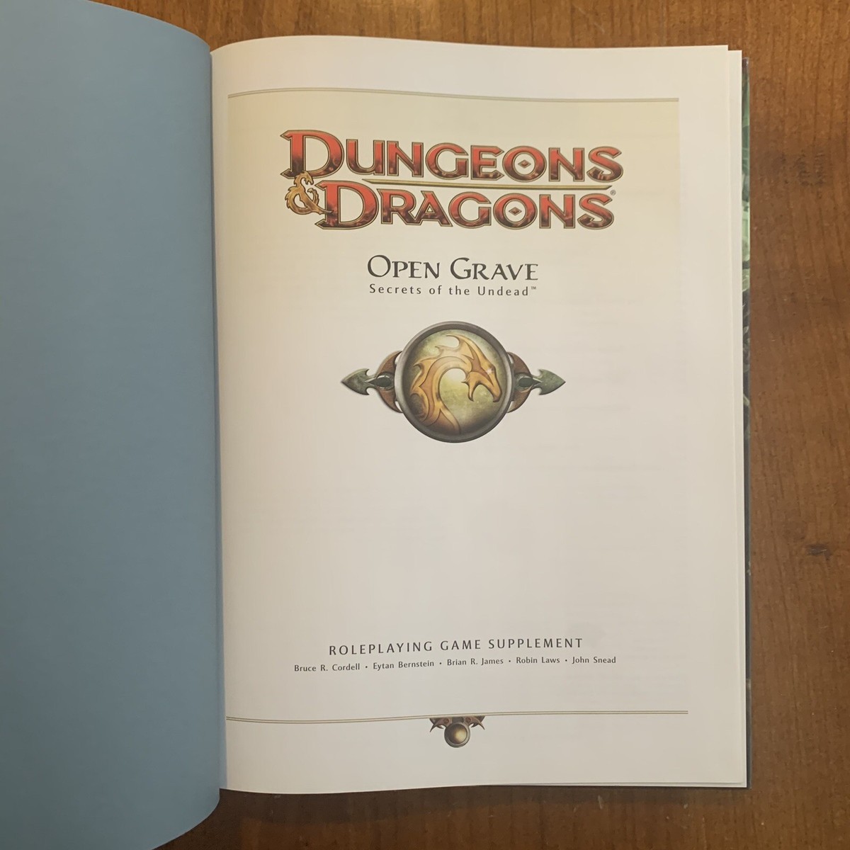 Open Grave: Secrets of the Undead AD&D 4th Edition Dungeons and