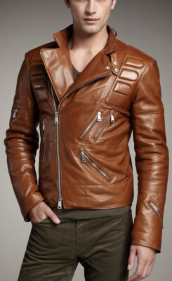 $1998 Ralph Lauren XXL Turbo Leather Biker Jacket RRL Polo Moto Coat Top Gun VtG