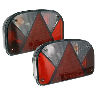 Aspöck Multipoint 2 II Anhänger Rückleuchten Set re/li Rücklichter Heckleuchten