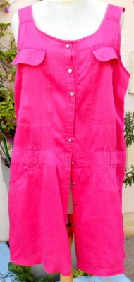 kurzes Kleid * Mode gehört dir * LMV Gr. 40 42 Modell RITA neu Leinen