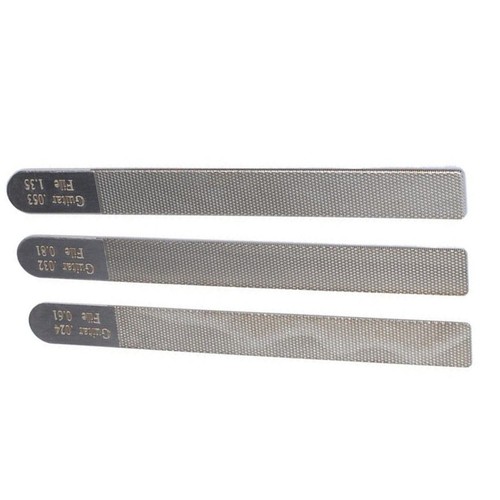 3Pcs/Set Guitar Nut Files Fret Crowning Slot Filing Luthier Repairing Tool Kit