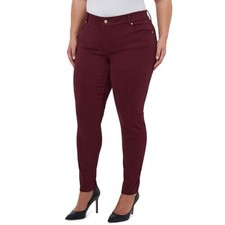 Seven7 Women's Tummyless Skinny Jean Size 10 Port Royale