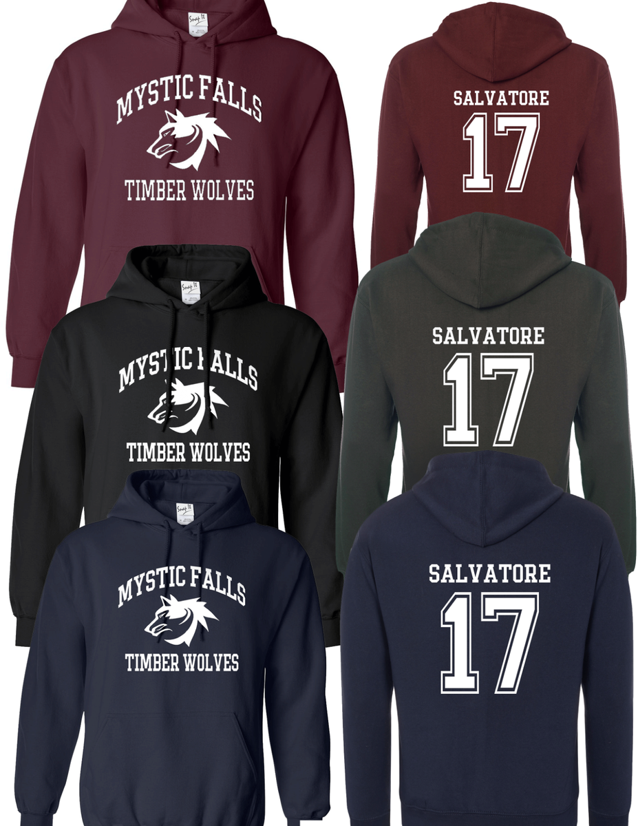 The Vampire Diaries Hoodie Salvatore 17 Sweatshirt The Vampire