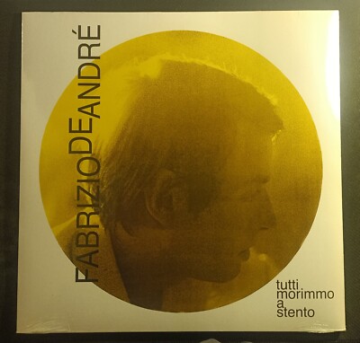  LP Fabrizio De André    Tutti Morimmo A Stento 2018 180g NEU VERSIEGELT