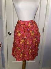 Gap size extra extra large vintage floral wrap skirt