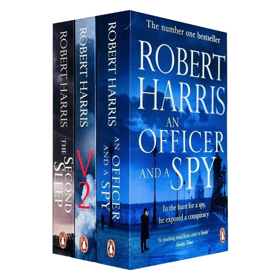 Robert Harris Unisex Dark Collection 3 Books Set (V2, The Second Sleep, An Officer And A Spy) - Image 3
