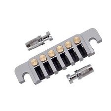Guitar Vintage LP Bridge Stopbar TP-6 Style Sliver Tailpiece For Les Paul/SG/EfV