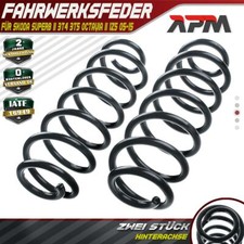 2x Federn Fahrwerksfeder Hinten für Skoda Superb II 3T4 3T5 Octavia II 1Z5 05-15