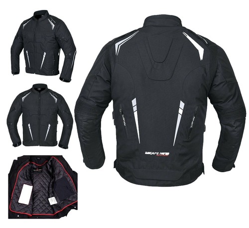 4 stagion Giacca Moto turismo con protezioni taglia S, M, L, XL, 2XL, 3XL,  4XL | eBay