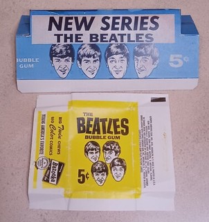 1964 Topps 5c Display Box Top & Wrapper ( REPRINTS )