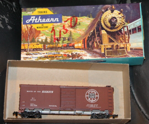 Athearn ROCK ISLAND "Route of the Rockets" 100 Years 40' Boxcar #67789 HO Built - 第 1/1 張圖片