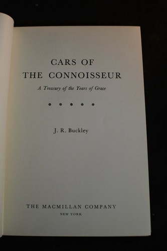 1961 *FIRST* Cars of the Connoisseur by J R Buckley HCDJ - Picture 4 of 11