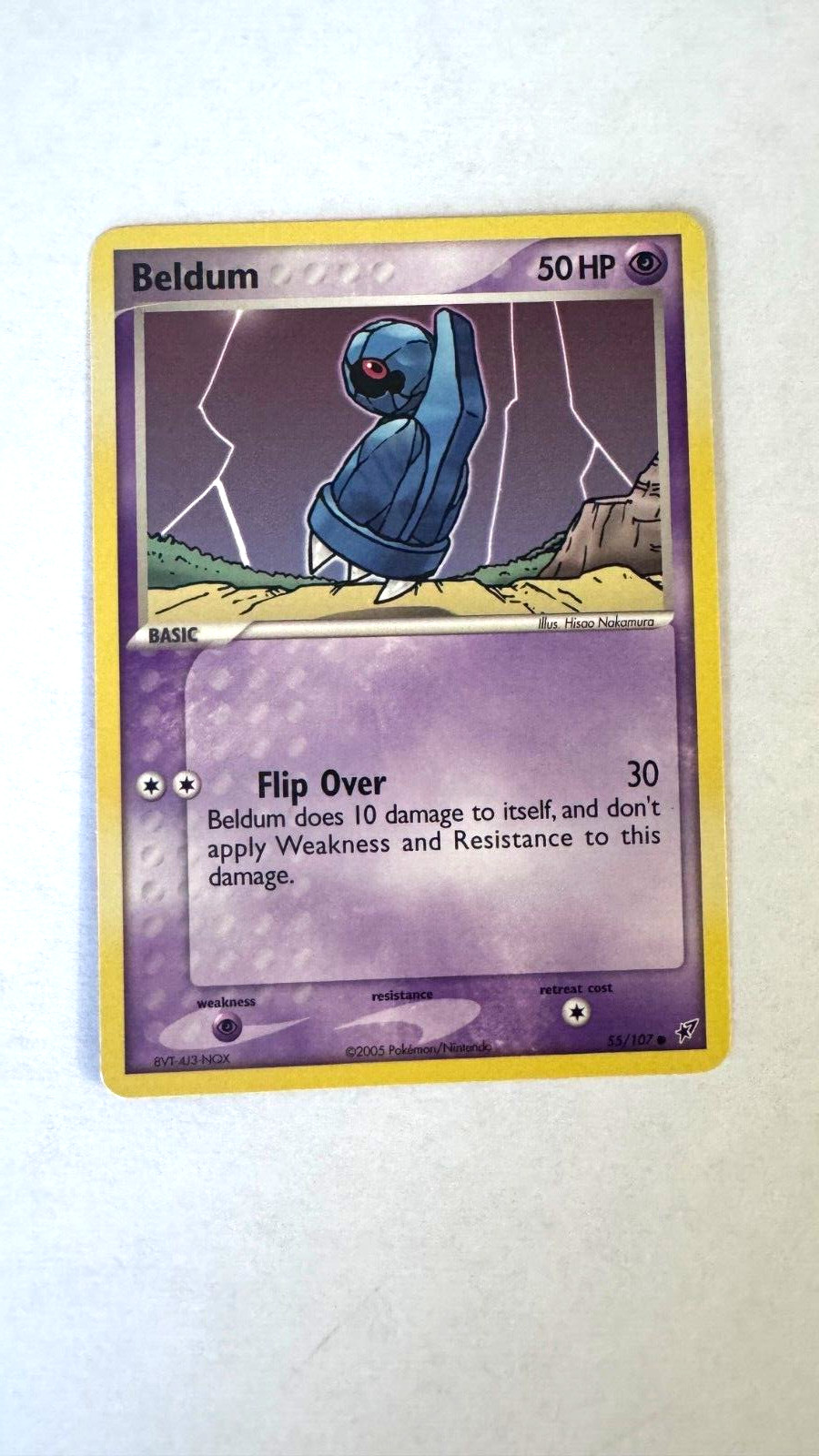Beldum - 55/107 - EX Deoxys - Common - Pokemon Card TCG - NM