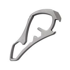 EDC Titanium Alloy Keychain Carabiner Waist Fast Hanging Buckle Bottle Opener