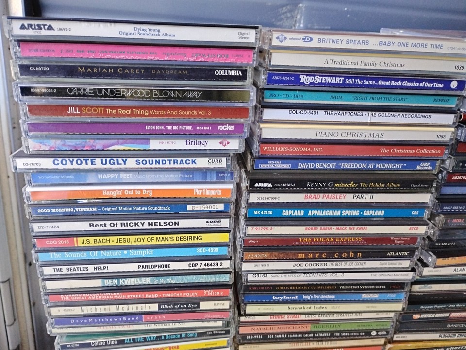 Retro Cd Collection Lot Of 270 Vintage Cd Collection W/ Rock & Moreš„Estate Sale CDs,See ...