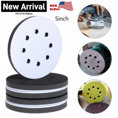 Interface Pads 5 Inch 8 Holes Hook and Loop Sponge Cushion Buffer Backing Pad