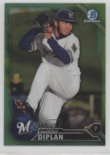2016 Bowman Draft Chrome Top Prospects Green Refractor 77/99 Marcos Diplan 2r7