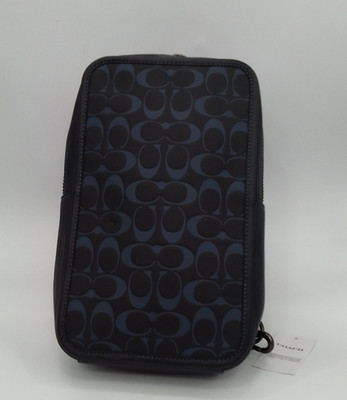 Coach CJ583 Sullivan Rucksack aus charakteristischem glattem Kalbsleder schwarz UVP 450£ NEU