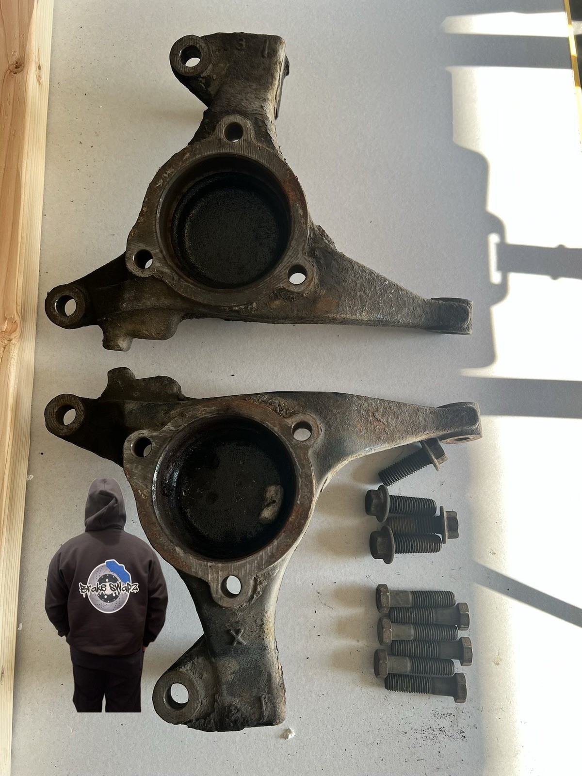 98-02 S10 Blazer 2 Wd Spindles For 78-87 Gbody Front Brake Upgrade