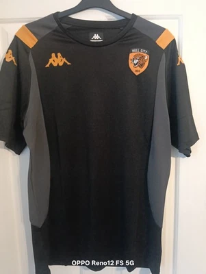 Hull City 25/26 Kappa Training Top Black Official BNWT UK X Large (Winter sale)