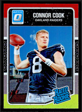 2016 Donruss Optic Connor Cook Rated Rookie Red and Yellow Prizm #160