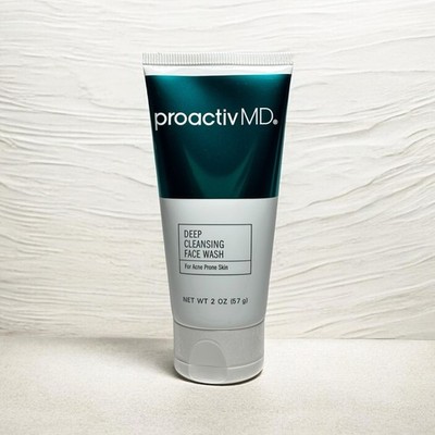 X2  PROACTIV MD DEEP CLEANSING FACE WASH 2 Oz Bottle SEALED -Acne Treatment-