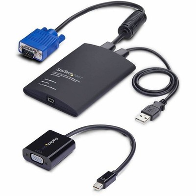 StarTech Portable Laptop Crash Cart Adapter USB/VGA/Mini DisplayPort KVM Console