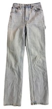 Abercrombie  Fitch 90  s Straight Ultra Hi Rise Jeans 24/00 Y2K Distressed Comfy