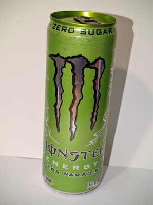RARE! 2021 Monster Energy Drink ULTRA PARADISE 12oz GREEN or SILVER Top FULL Can