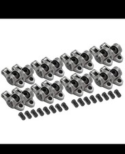 16pcs 17-4ph Stainless Steel Roller Rocker Arms For Chevy Sbc 350 1.6 Ratio 38