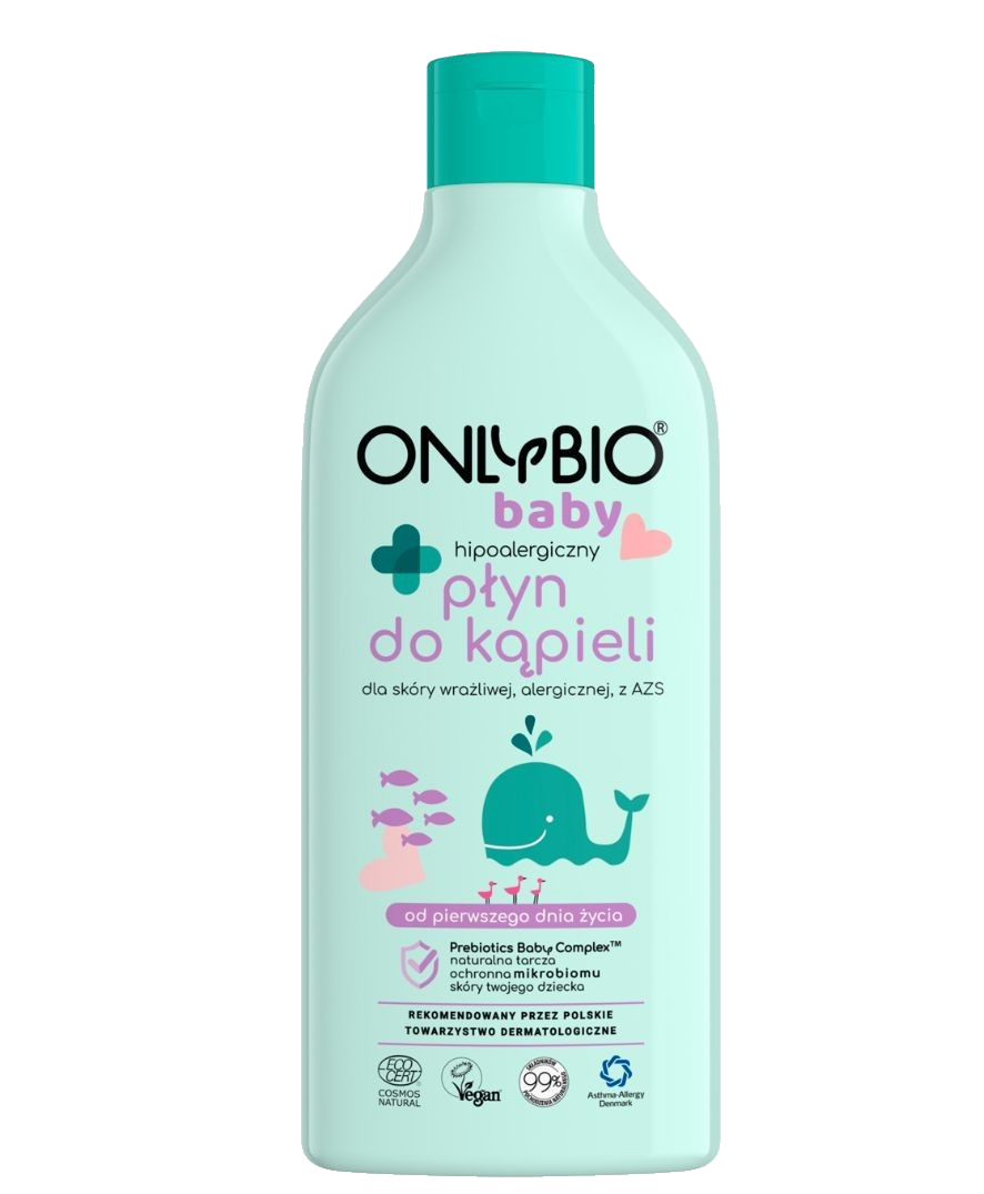 ONLY BIO Baby Hypoallergenic Bath Foam for Sensitive , 500ml